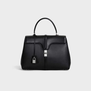 Celine Classique Bag In Satinated Calfskin 16 Zwart | CL-593279