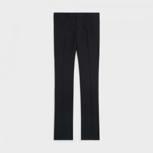 Celine Dylan Tux In Mohair And Silk Broek Zwart | CL-592734