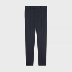 Celine Klassieke In Wol Gabardine Broek Donkerblauw | CL-592021