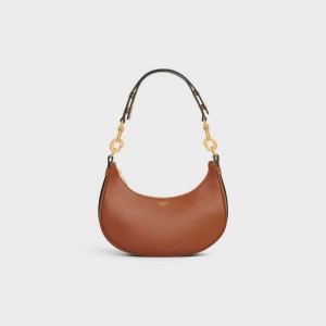 Celine Mediumstrap Bag In Smooth Calfskin Ava Bruin | CL-593098