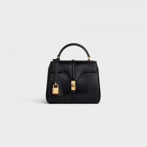 Celine Mini In Lizard 16 Zwart | CL-593271