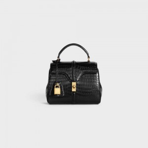 Celine Mini In Porosus Crocodile 16 Zwart | CL-593272