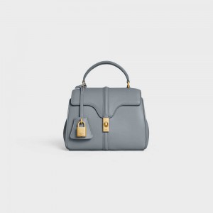 Celine Mini In Satinated Calfskin 16 Blauw Grijs | CL-593269