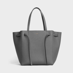 Celine Small Phantom In Soft Grained Calfskin Cabas Grijs | CL-593092