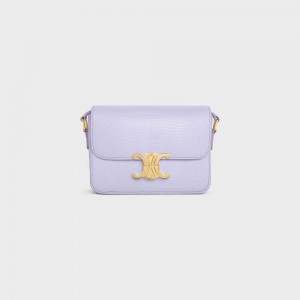 Celine Teen Bag In Lizard Triomphe Lichtlavendel | CL-593216