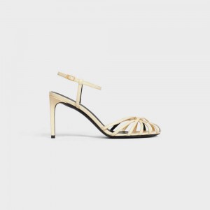 Celine Triomphe In Calfskin Sandalen Geel | CL-592600