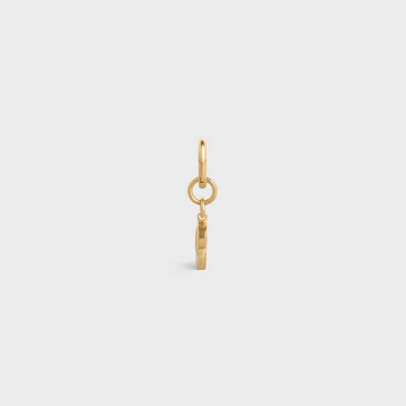 Celine B Charm In Brass Kleine Lederwaren Goud | CL-592925