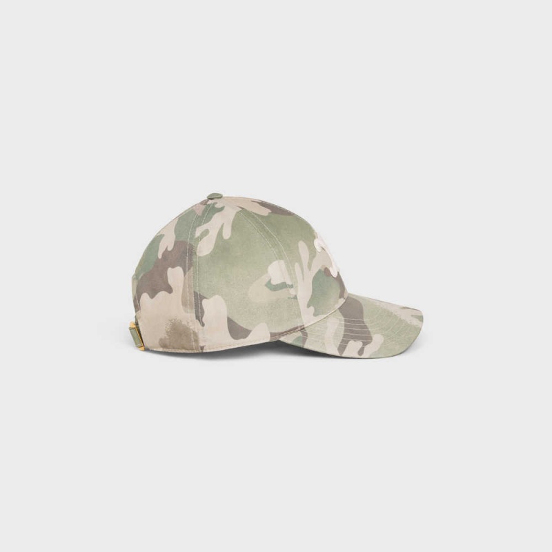 Celine Baseball In Camouflage Katoenen Pet Camo | CL-592360