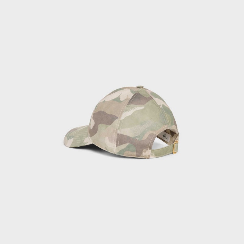 Celine Baseball In Camouflage Katoenen Pet Camo | CL-592360