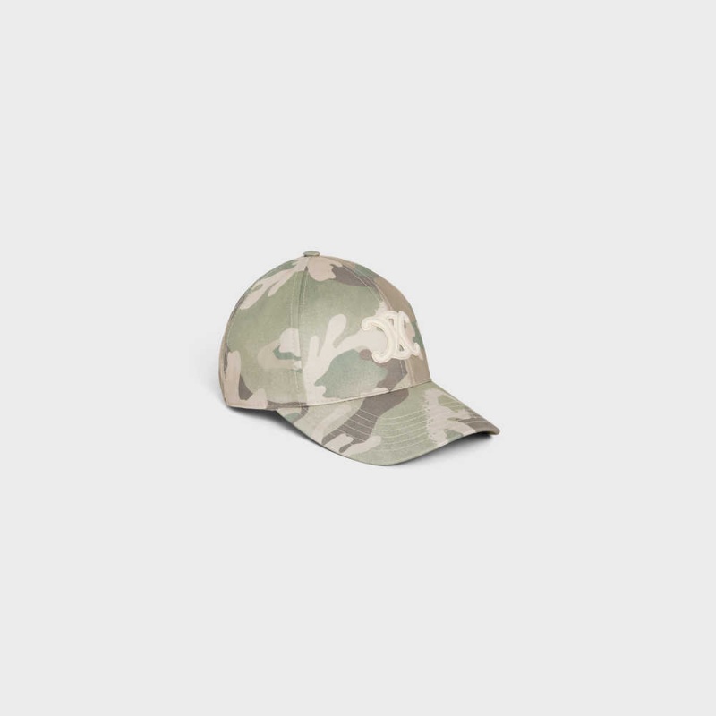 Celine Baseball In Camouflage Katoenen Pet Camo | CL-592360