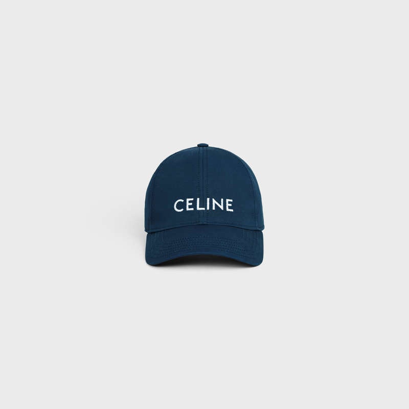 Celine Baseball In Katoenen Pet Blauw | CL-591689