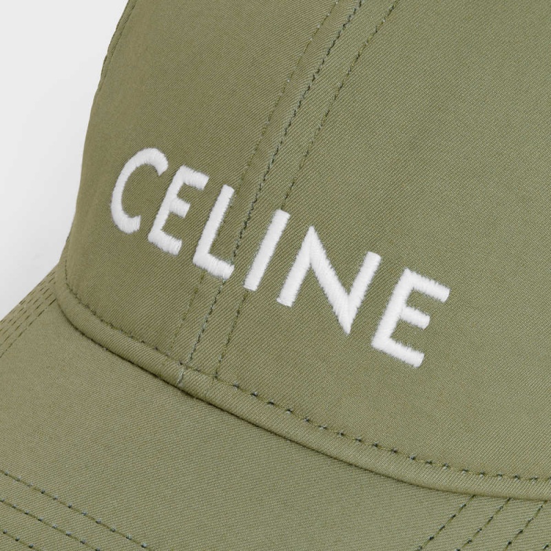 Celine Baseball In Katoenen Pet Mosterdgeel | CL-592364