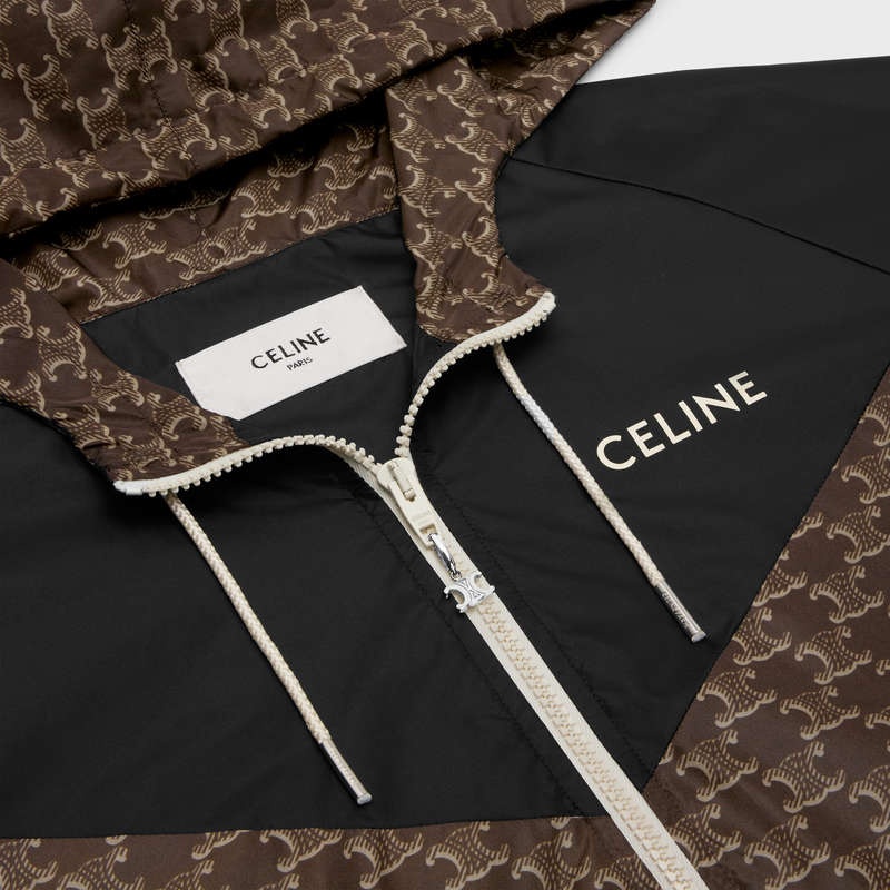 Celine Blouson In Monogram Nylon Blousons Beige Zwart | CL-591954