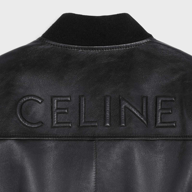 Celine Blouson In Soft Leather Zwart | CL-591926