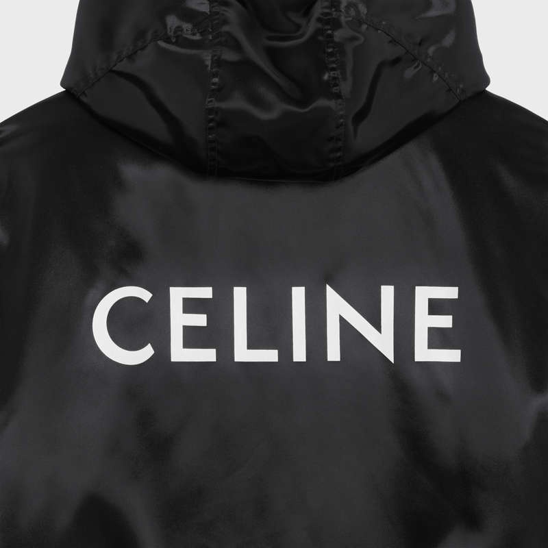 Celine Bomber In Satin-finish Nylon Blousons Zwart | CL-591956