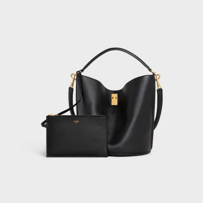 Celine Bucket Bag In Smooth Calfskin 16 Zwart | CL-593254