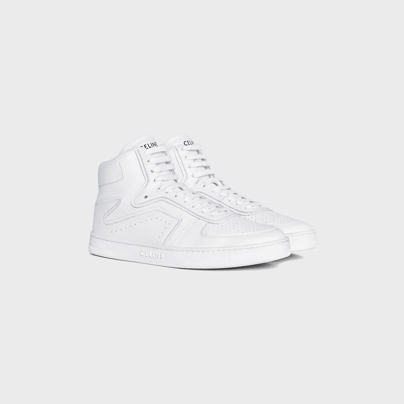 Celine C01 Z Trainer High In Calfskin Sneakers Wit | CL-591911