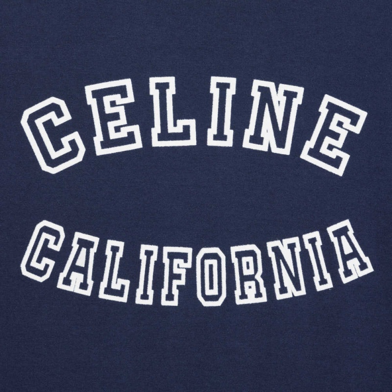 Celine California 70 S In Katoenen Jersey T-shirt Citroen | CL-592775