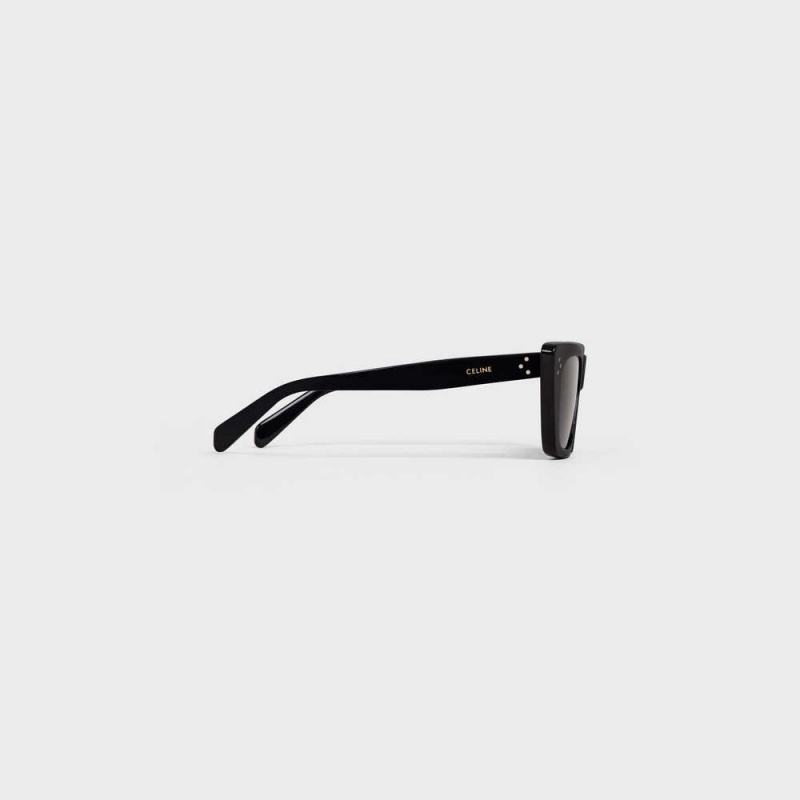 Celine Cat Eye S187 In Acetate Zonnebril Zwart | CL-592425