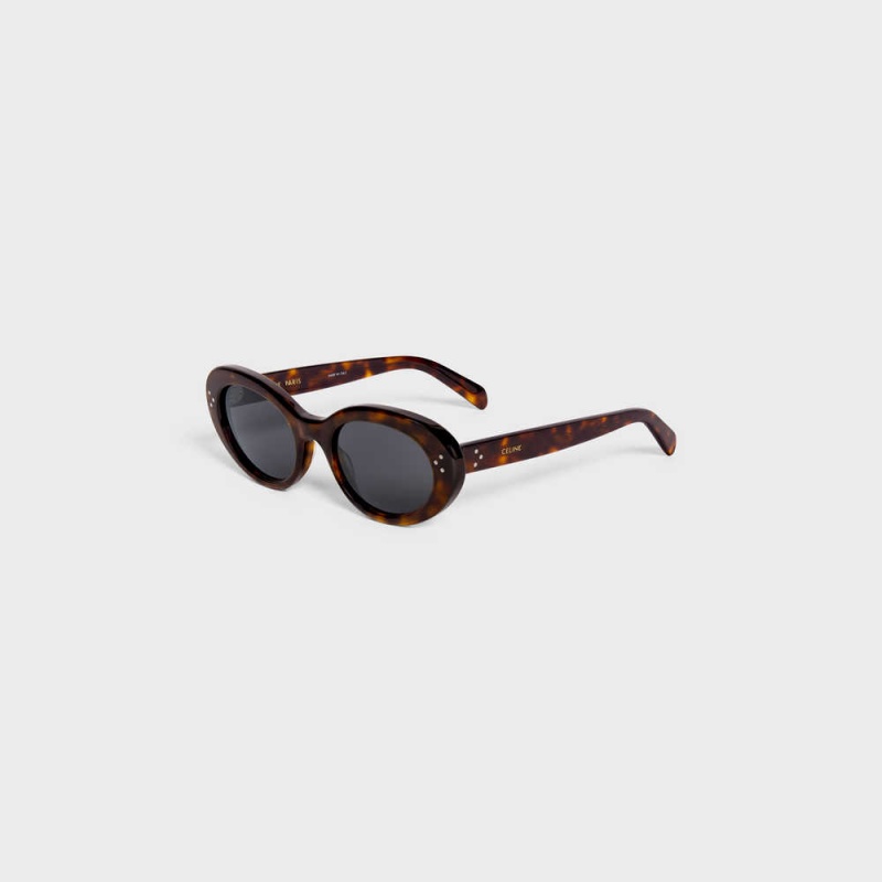 Celine Cat Eye S193 In Acetate Zonnebril Bruin | CL-592422