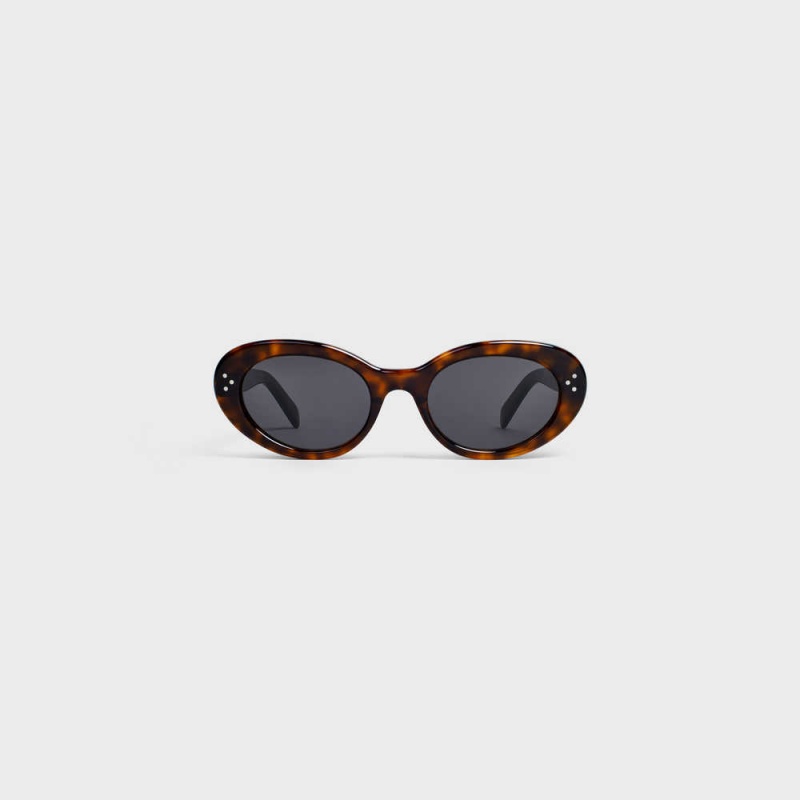 Celine Cat Eye S193 In Acetate Zonnebril Bruin | CL-592422