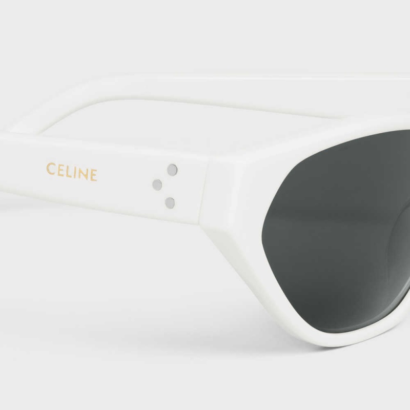 Celine Cat Eye S251 In Acetate Zonnebril Wit | CL-592431