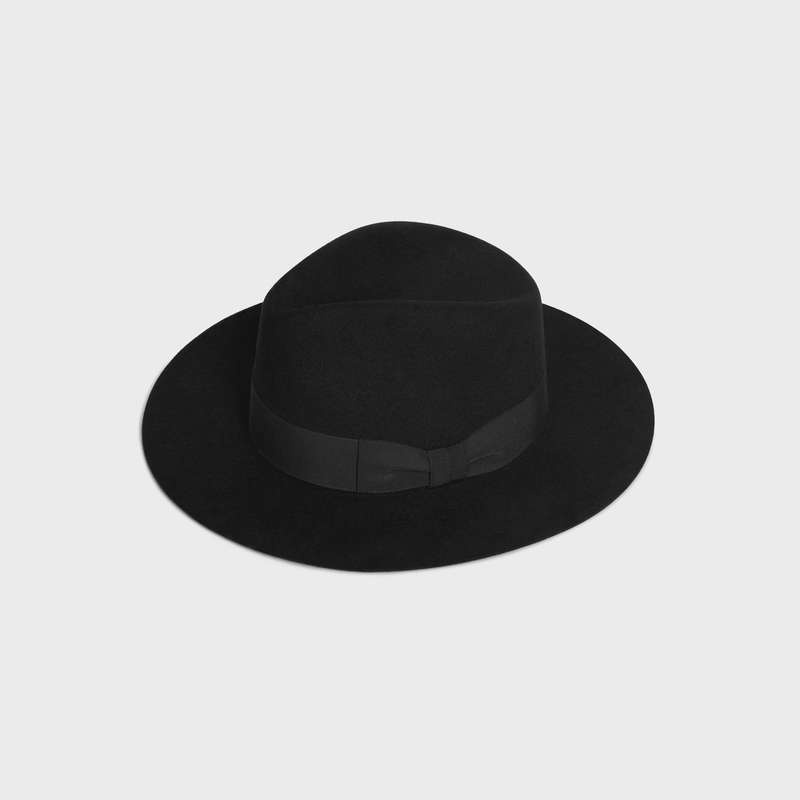 Celine Fedora In Felt Hoed Zwart | CL-591722