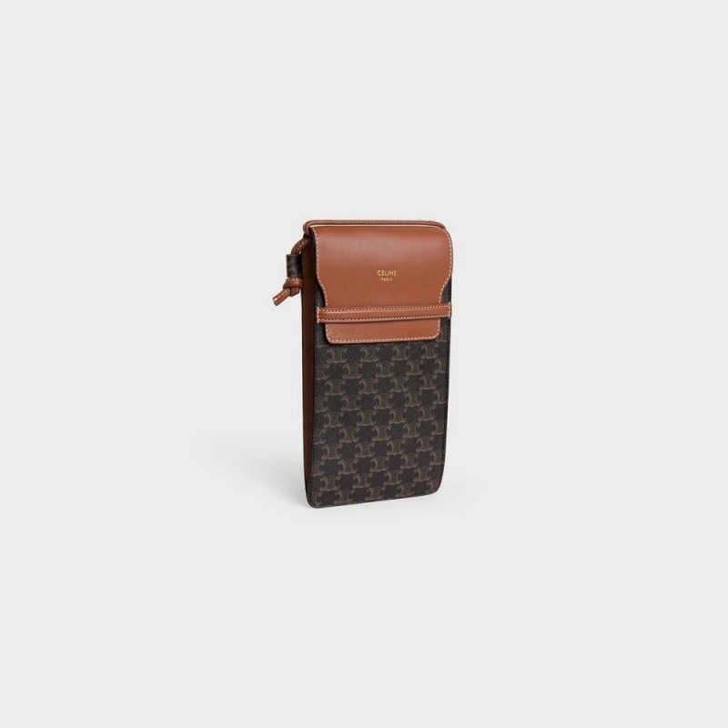 Celine Flap In Triomphe Canvas And Zak Bruin | CL-592890