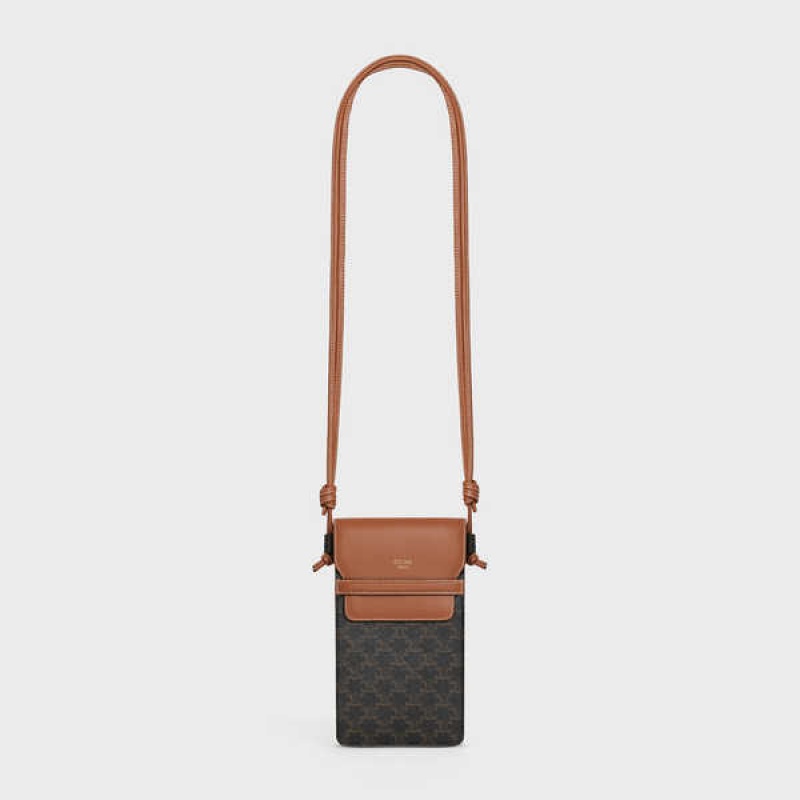 Celine Flap In Triomphe Canvas And Zak Bruin | CL-592890