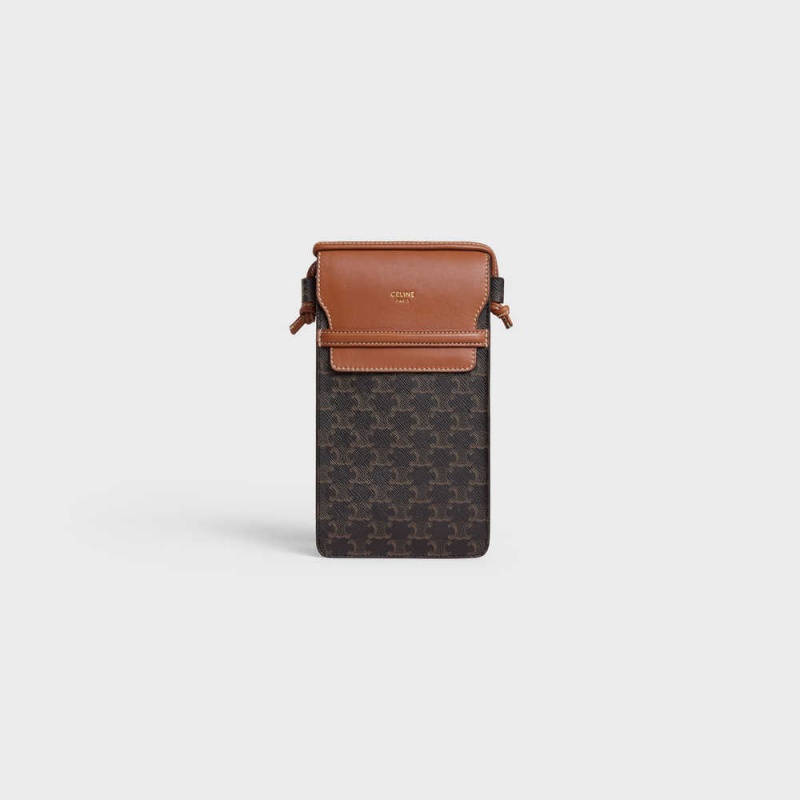 Celine Flap In Triomphe Canvas And Zak Bruin | CL-592890