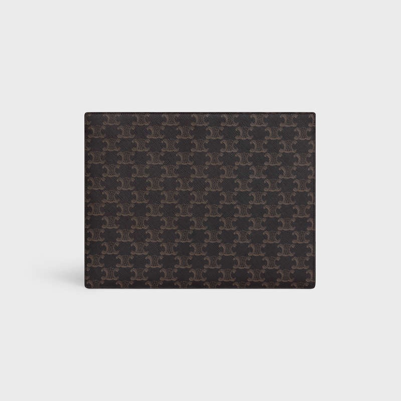 Celine Ipad Pro Sleeve In Triomphe Canvas And Calfskin Zak Bruin | CL-591784