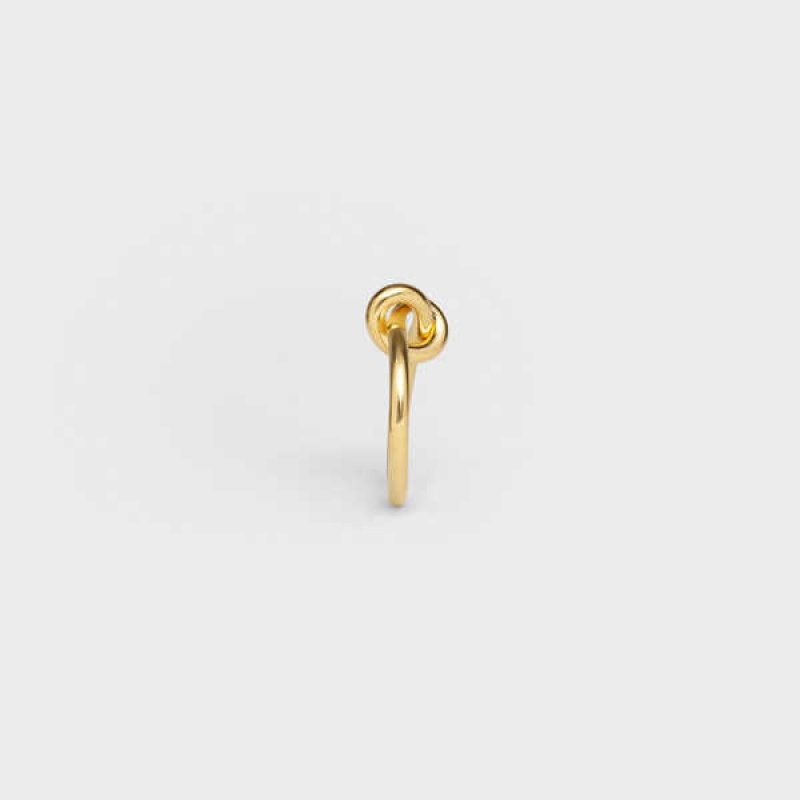 Celine Knot In Brass With Gold Finish Ringen Goud | CL-592195