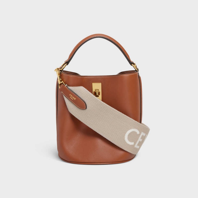 Celine Kort Riemen In Wol With Jacquard With Gold Finishing Kleine Lederwaren Beige Wit | CL-592915