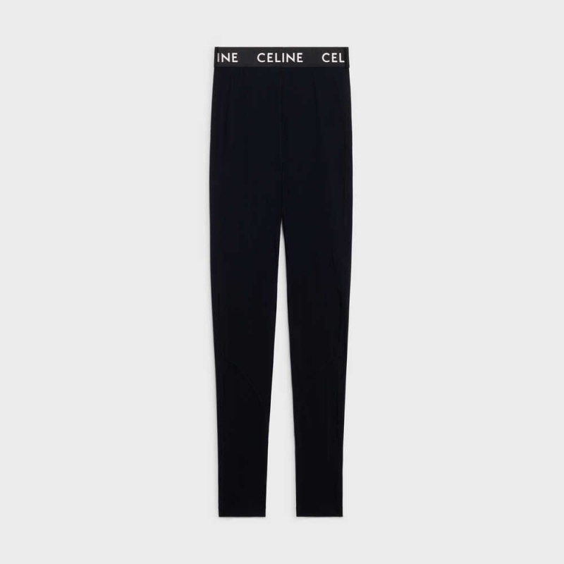 Celine Leggings Technical Jersey Korte Broek Zwart | CL-592754