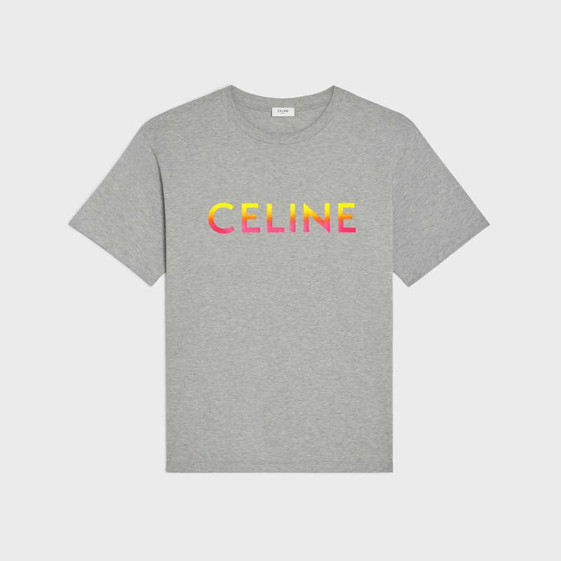 Celine Loose In Katoenen Jersey T-shirt Grijs | CL-592136