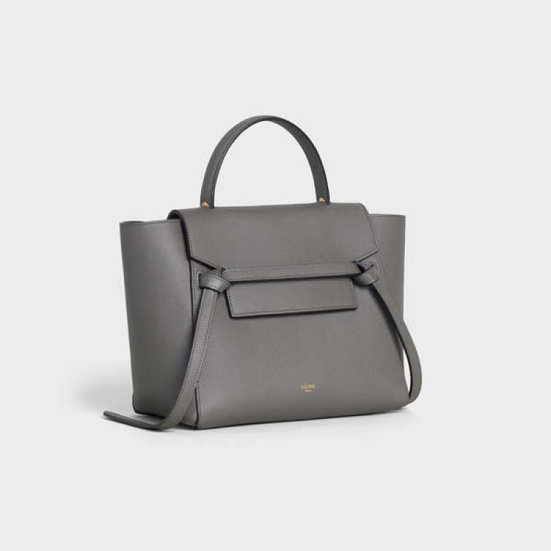 Celine Micro In Grained Calfskin Heuptas Grijs | CL-593062