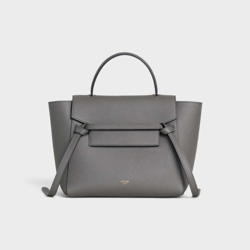 Celine Micro In Grained Calfskin Heuptas Grijs | CL-593062