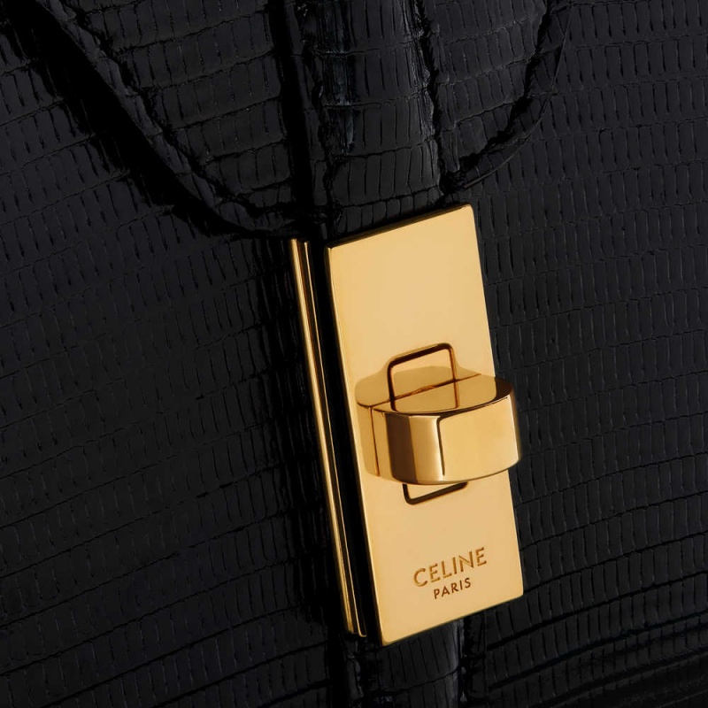 Celine Mini In Lizard 16 Zwart | CL-593271