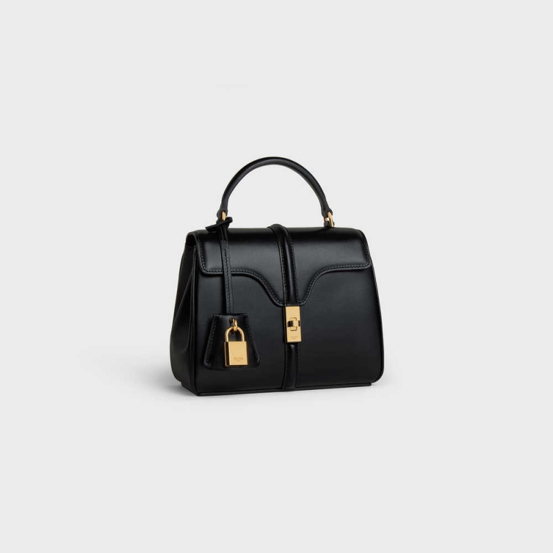 Celine Mini In Satinated Calfskin 16 Zwart | CL-593268