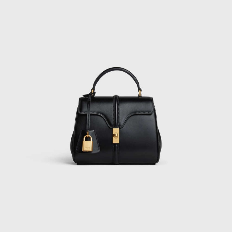 Celine Mini In Satinated Calfskin 16 Zwart | CL-593268