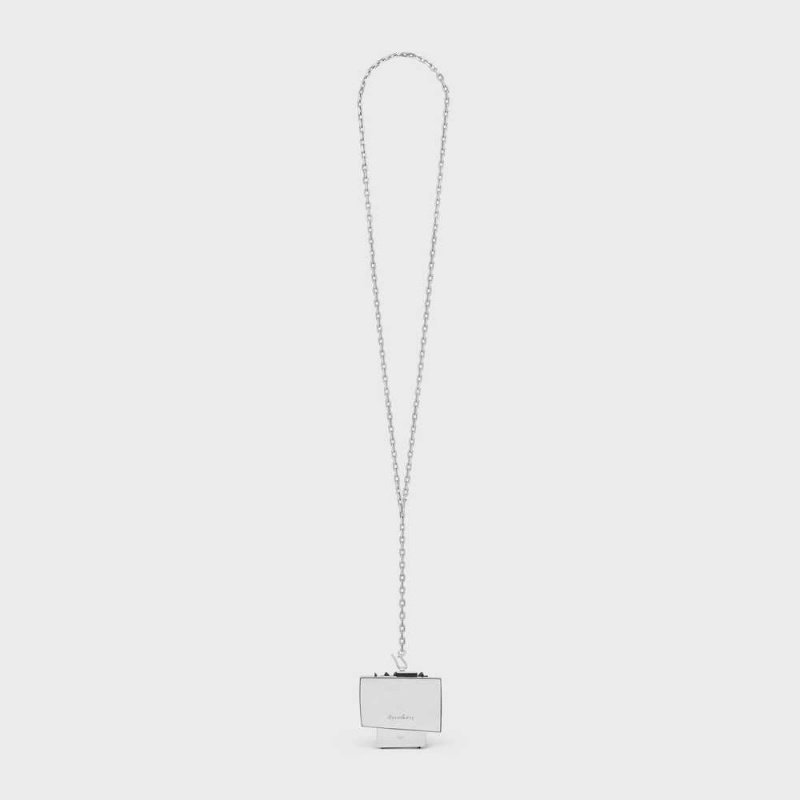 Celine Nevelson Project Sterling Silver And Oak Wood Kettingen Zilver Zwart | CL-592293