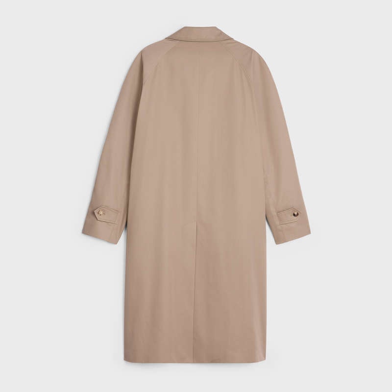 Celine Oversized Mac In Technical Katoenen Jassen Beige | CL-591974