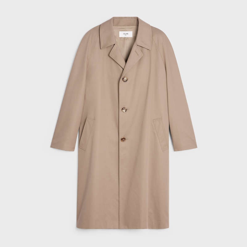 Celine Oversized Mac In Technical Katoenen Jassen Beige | CL-591974