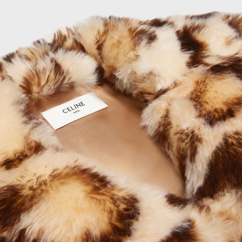 Celine Peain Leopard-print Cashmere Jassen Leopard | CL-591981