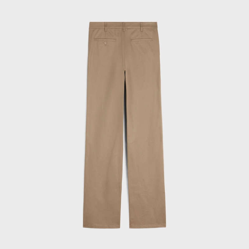 Celine Rechtdoor Chinos In Twill Broek Lichtturkoois | CL-592063