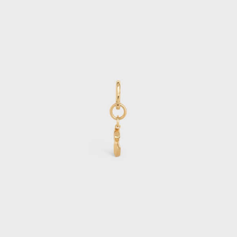 Celine S Charm In Brass Kleine Lederwaren Goud | CL-592938