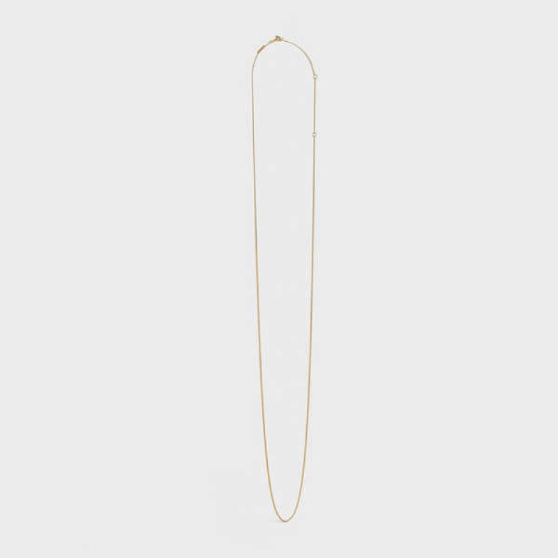 Celine Separables Chain In Brass With Gold Finish Kettingen Goud | CL-592262