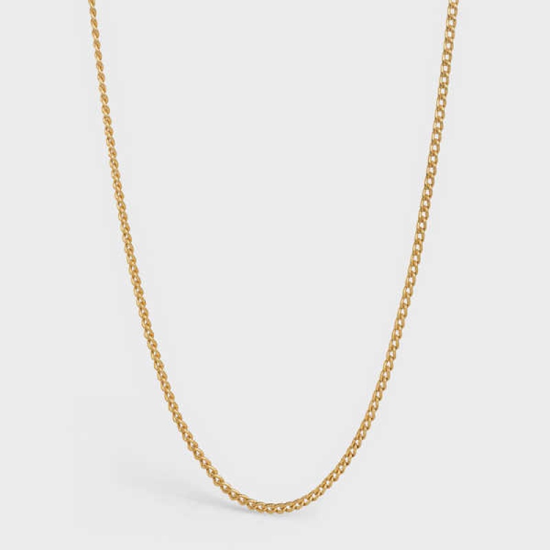 Celine Separables Chain In Brass With Gold Finish Kettingen Goud | CL-592262