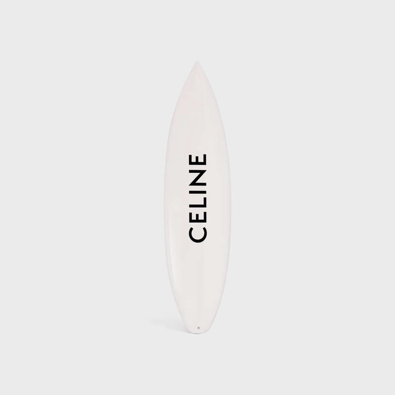 Celine Shortboard With Celine Black Logo In Resin And Fiberglass Lifestyle Wit Zwart | CL-591681