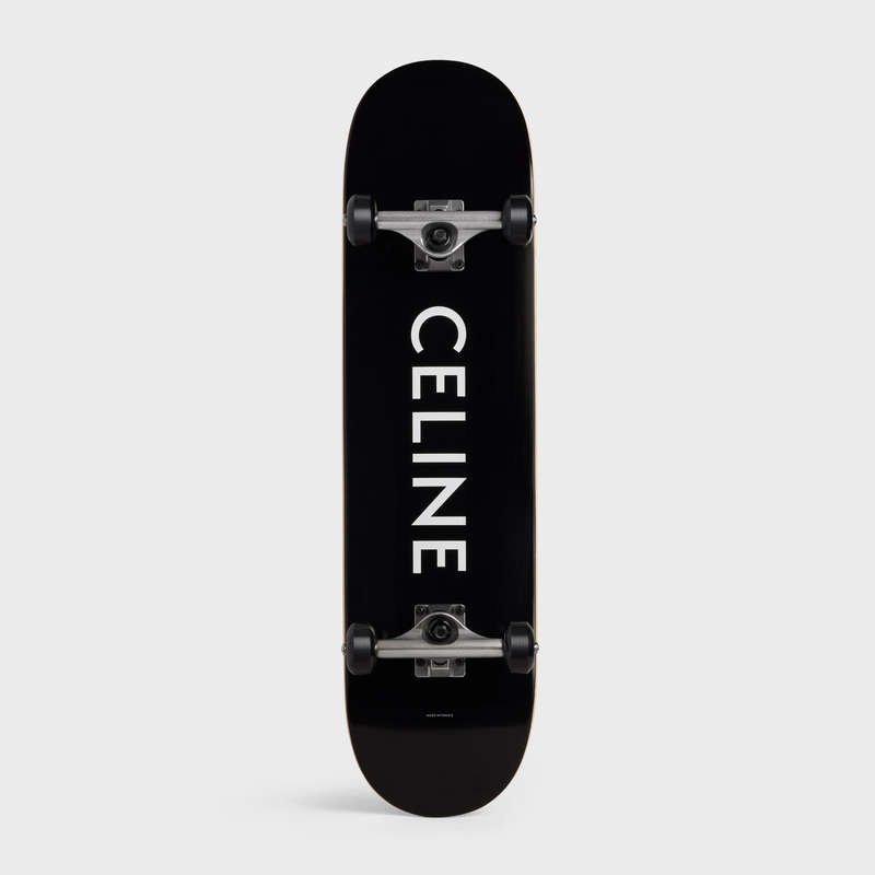 Celine Skateboard Logo Print Lifestyle Zwart | CL-591678